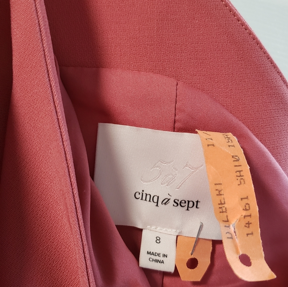 Cinq a Sept one shoulder dress